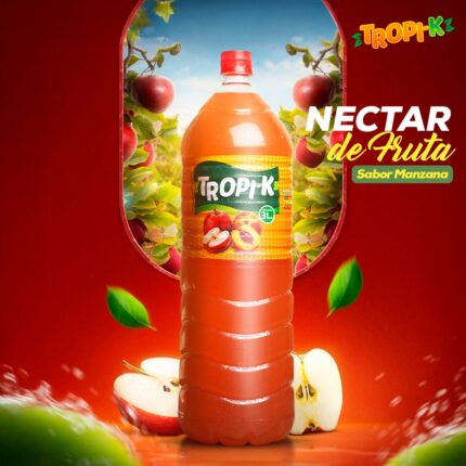 Tropi K 3LT Manzana Paquete de 6 Unidades PET descartable